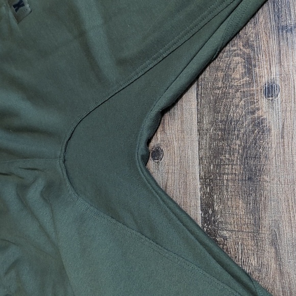 Savage X Fenty Xssential Oversized Rolled Cuff Jogger Olive Grey Unisex Medium - Picture 10 of 10